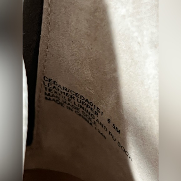 Steve Madden Boots Cedar Pointed Ankle Booties Heels Gray Leather 6.5 M New - Picture 11 of 11